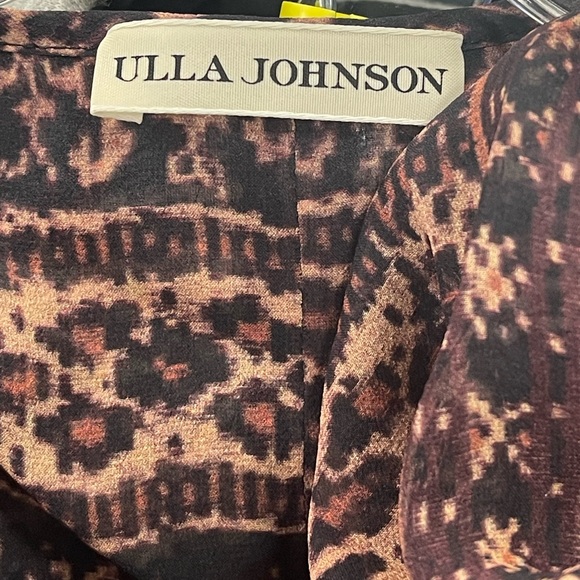 Ulla Johnson Allegra Maxi Dress in Earth Ikat 2 100% Silk Brand New Without Tags - Picture 14 of 16
